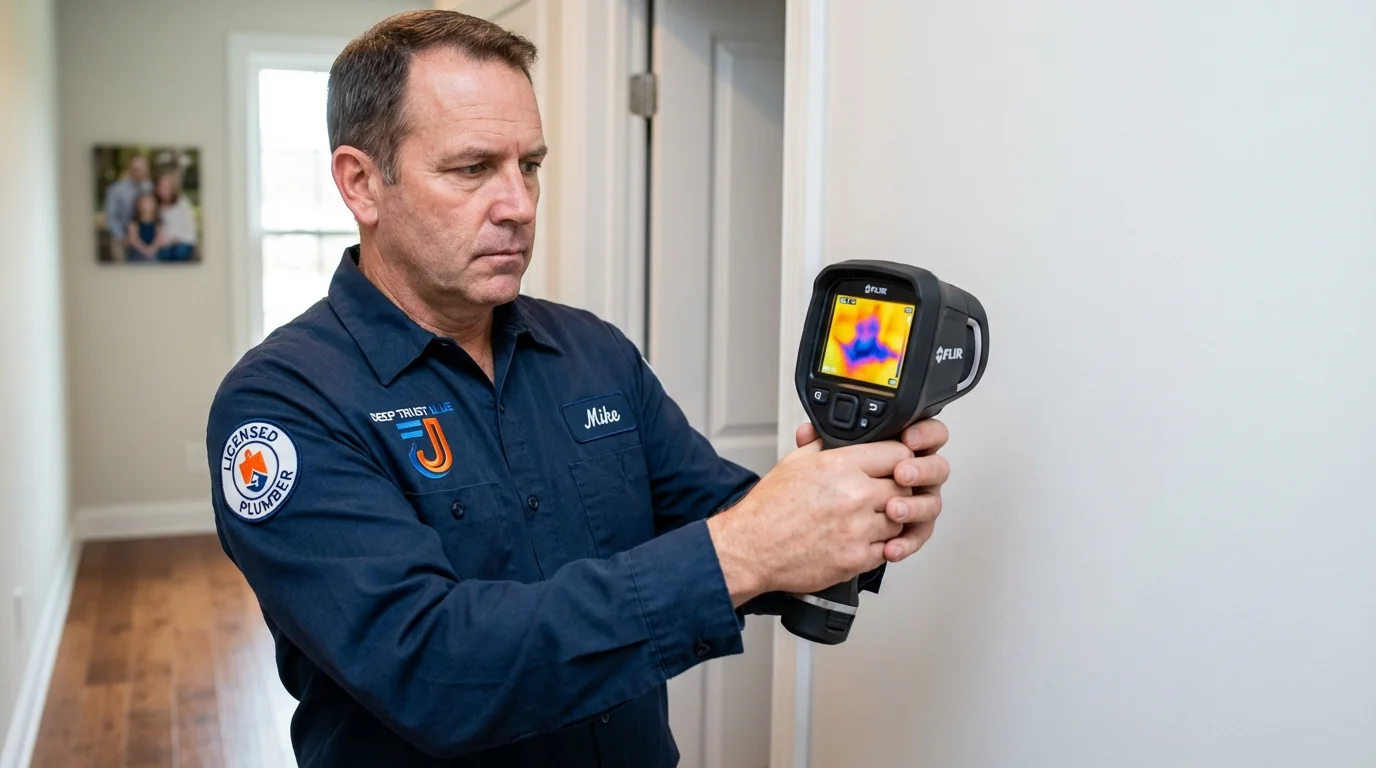 Thermal imaging leak detection by Johns Plumbing LLC in Elkridge